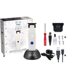 Stylecraft Saber Hair Trimmer with Digital Brushless Motor -White-