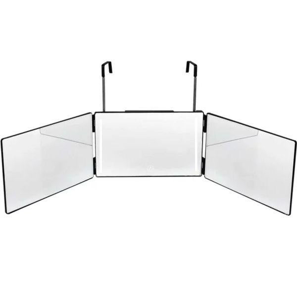 BlackIce Trifold 3 Way Mirror with LED Light