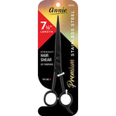 Annie Stainless Steel Straight Hair Shears 7.5" Matte Black