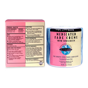 Clear Essence Platinum Medicated Fade Creme with Sunscreen 4oz