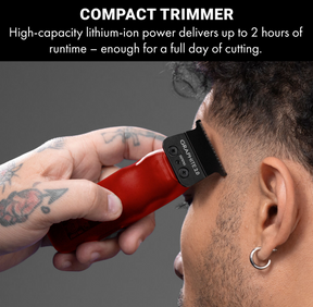 BaBylissPRO® Limited Edition LO-PROFX Compact Trimmer (Red)