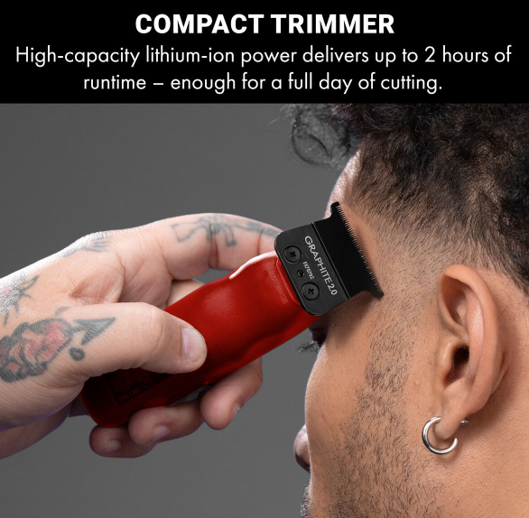 BaBylissPRO® Limited Edition LO-PROFX Compact Trimmer (Red)