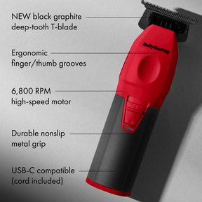 BaBylissPRO® COREFX Trimmer (Limited Edition Red)