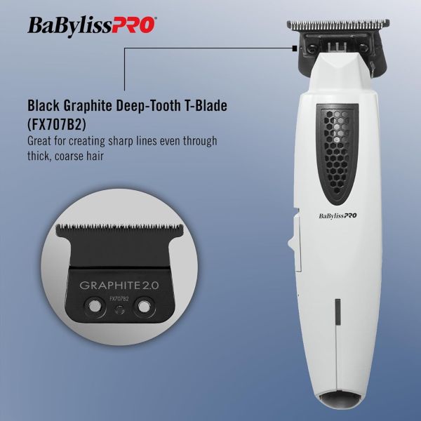 BaBylissPRO® LithiumFX+ Limited Edition Grey Cord/Cordless Lithium Ergonomic Trimmer