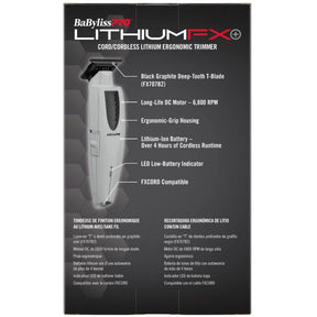 BaBylissPRO® LithiumFX+ Limited Edition Grey Cord/Cordless Lithium Ergonomic Trimmer