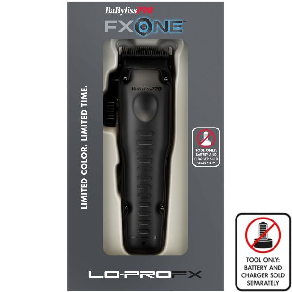 BaByliss Pro FXONE LO-PROFX LIMITED EDITION Clipper - Matte Black (TOOL ONLY)