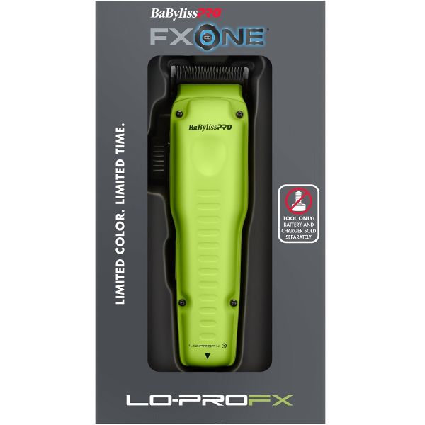 BaByliss Pro FXONE LO-PROFX LIMITED EDITION Clipper - Neon Yellow (TOOL ONLY)