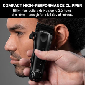 BaBylissPRO® Limited Edition LO-PROFX Compact Clipper (Matte Black)