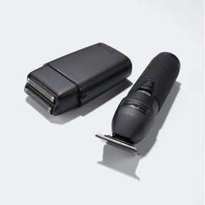 BaBylissPRO® BlackFX All-Metal Trimmer & Double-Foil Shaver Prepack