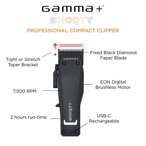 Gamma+ Shorty Compact Clipper w/ EON Digital Motor (GP605M)