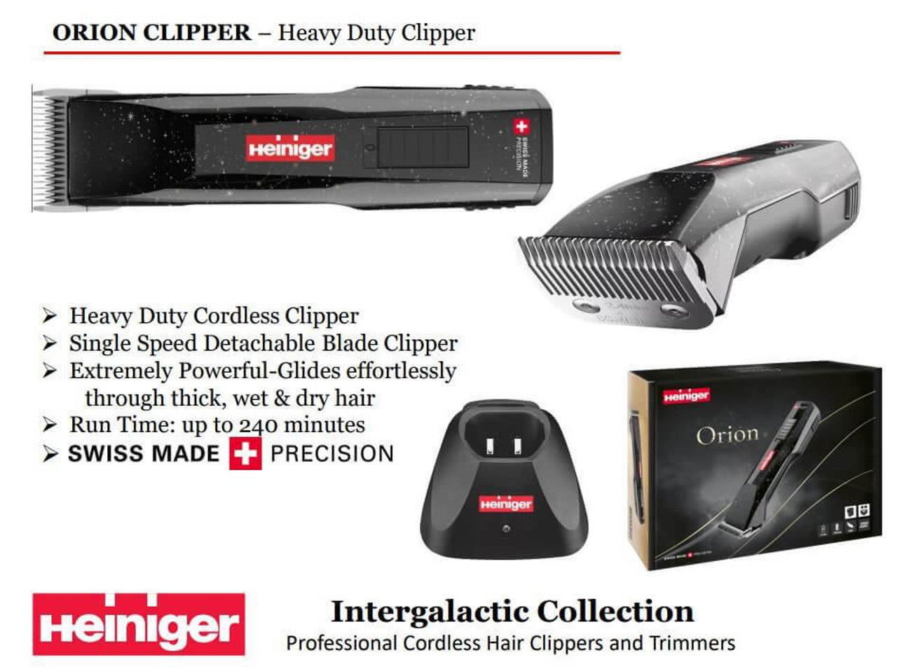 Heiniger Orion Cordless Detachable Blade Clipper