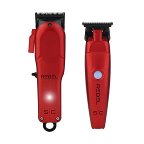 Stylecraft SC203R Rebel Clipper & Trimmer Combo - Red