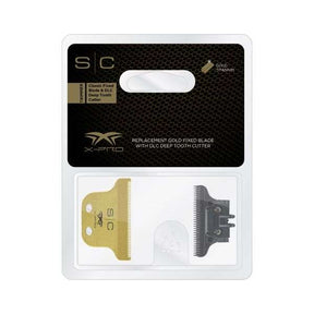 Stylecraft  gold titanium x-pro hair trimmer blade black diamond carbon dlc deep tooth cutter