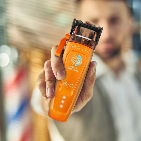 Stylecraft Saber 2 Hair Clipper with EON Digital Brushless Motor -Orange-