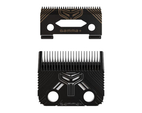 Gamma+ T1000 Echo Fixed Fade Blade and Shallow 2.0 Clipper Blade Set