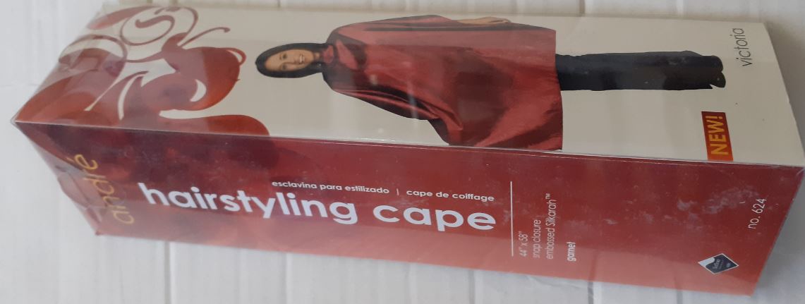 Andre 624 hairstyling cape - Garnet