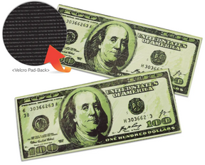 BlackIce Hair Gripper Velcro Pads - MONEY [2PC/SET]