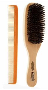Annie 2116 Hard Wood Wave Brush with Comb 8.5"