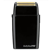 BaBylissPro Black Cordless Metal Double Foil Shaver