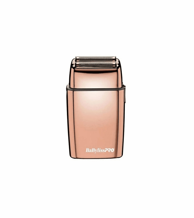 BaBylissPro FOILFX02 Cordless Metal Double Foil Rose Gold Shaver