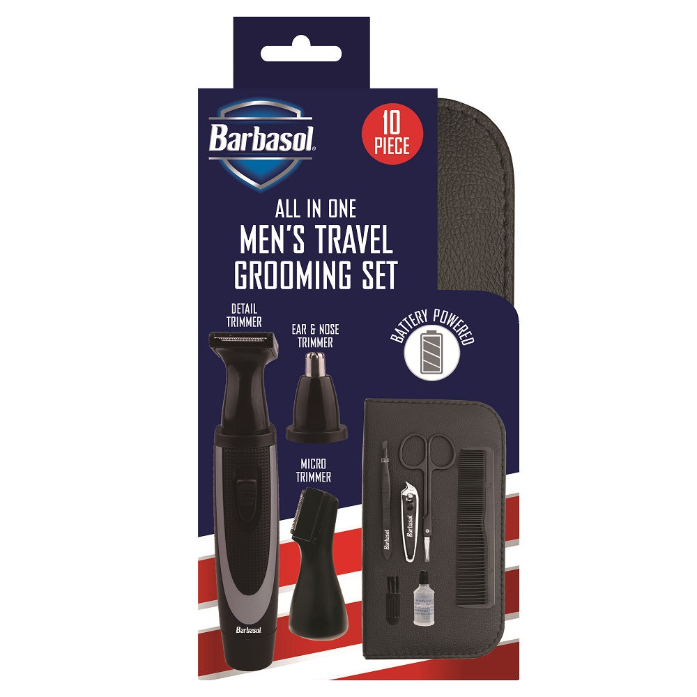 Barbasol 10-Piece All-In-One Men’s Grooming Kit