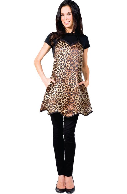 Betty Dain Leopard Couture Apron Style 181