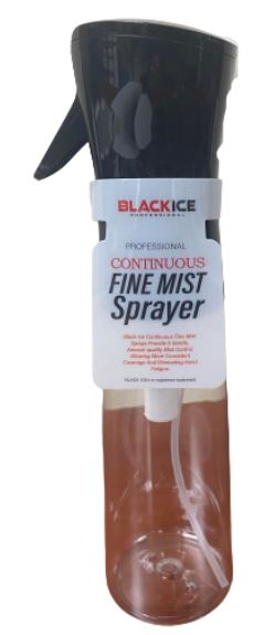 BlackIce Continuous Fine Mist Sprayer - Clear - 10oz.
