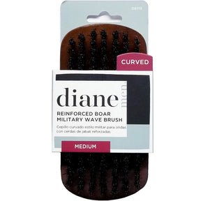 Diane D8175 Curved Medium Reinforced Boar Military Wave Brush