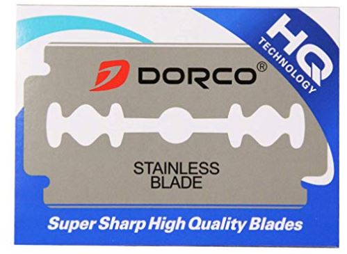 Dorco double edge blades 10 packets of 10 blades (100 blades)