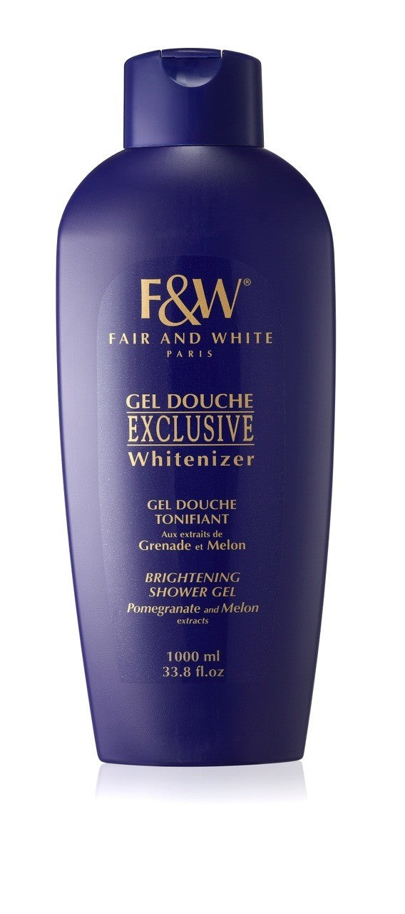 Fair and White Exclusive Shower Gel With Pomegranate And Melon Extracts 1000ml (Hydroquinone FREE!!!)
