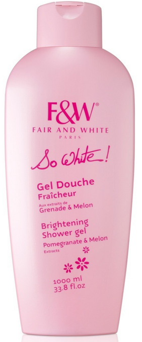 Fair and White : So White Refreshing Shower Gel With Pomegranate And Melon Extracts 1000ml (Hydroquinone FREE!!!)