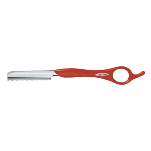 Feather Styling Razor Texturizing Red