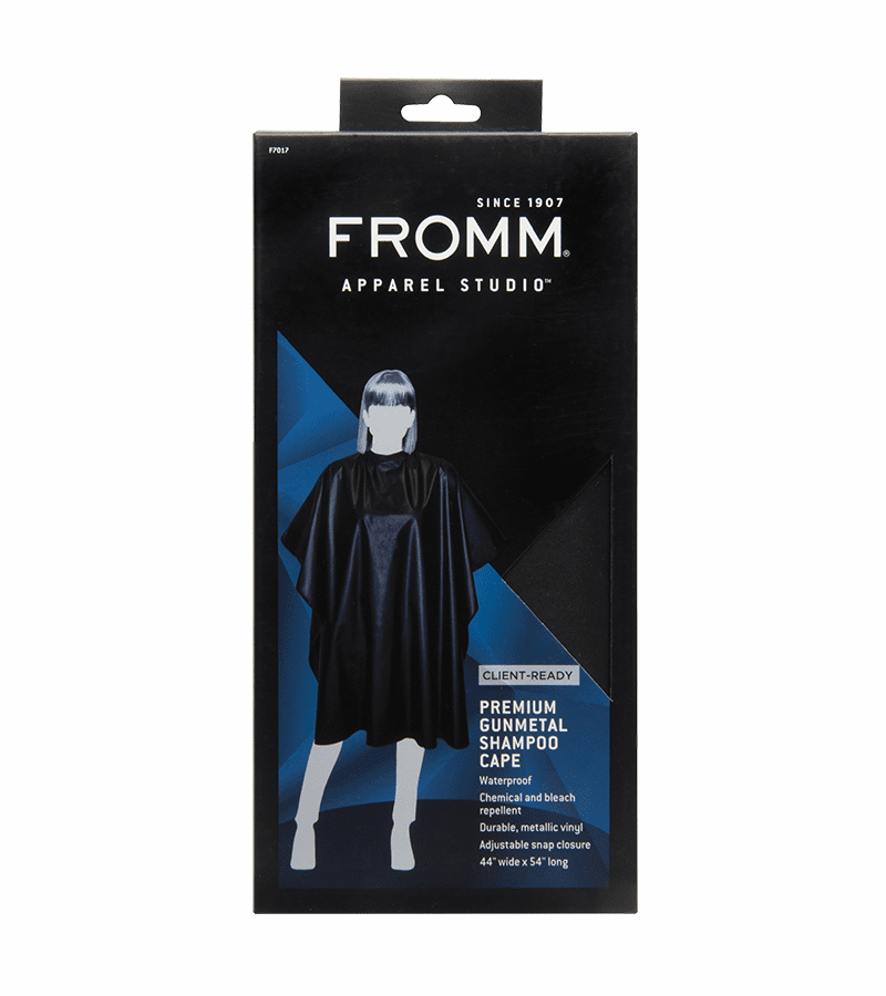 Fromm F7017 Premium Gunmetal Shampoo Cape