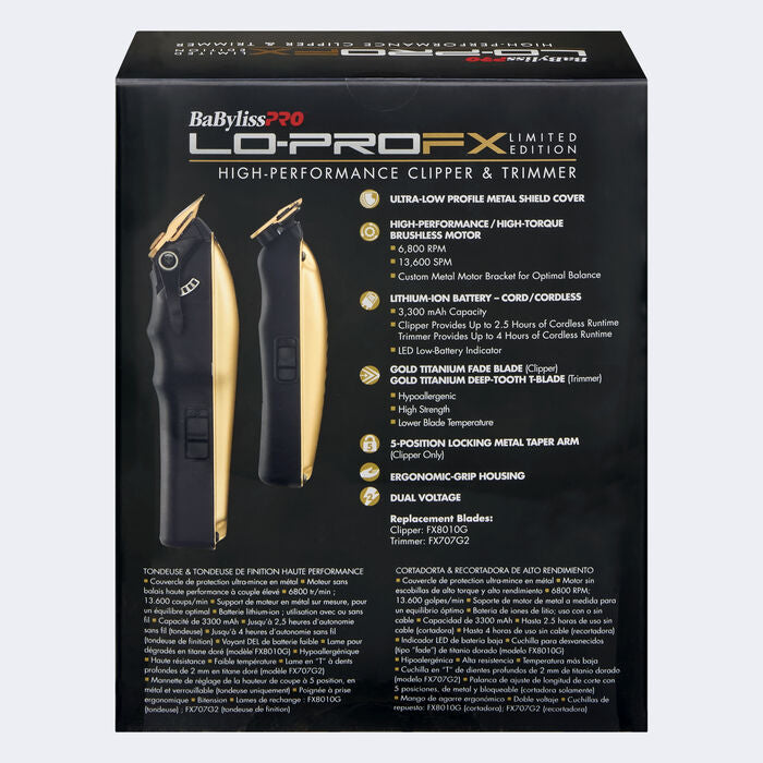 BaBylissPRO Limited Edition Lo-PROFX High-Performance Clipper & Trimme