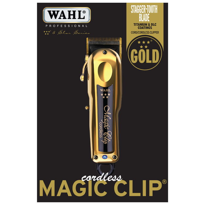 Wahl 8148-700 5-Star Gold Cordless Magic Clip