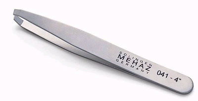 Mehaz mc0041 Slanted Stainless Steel Claw Tweezers