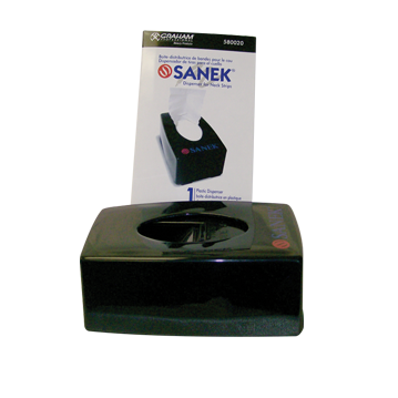 Sanek 49356 Neck Strips Dispenser-Black Color