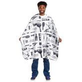 Scalpmaster 4132 Barber Print Styling Cape