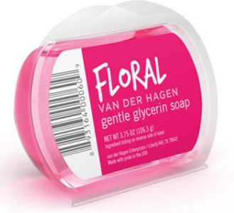 Van Der Hagen Floral Glycerin Soap 3.75oz