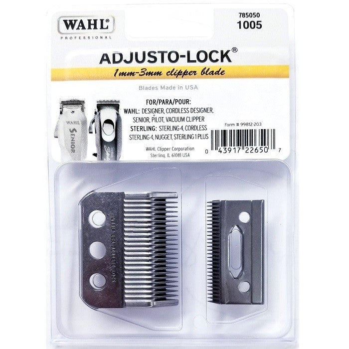 Wahl 1005 adjusto-lock clipper blade 1mm-3mm 3 hole